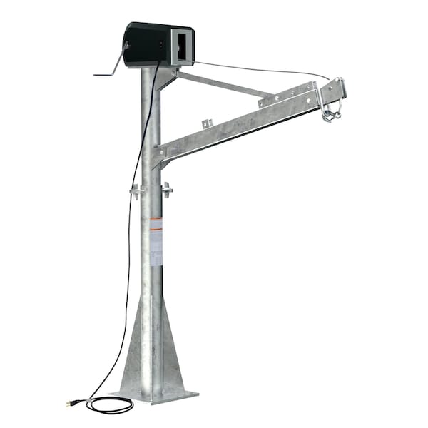 Ac Power Jib Crane, 1.5k, Boom-Csa-Galv